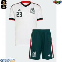 Otroški Nogometni dresi Mehika Jesus Gallardo #23 Gostujoči SP 2026 Kratek Rokav (+ Kratke hlače)